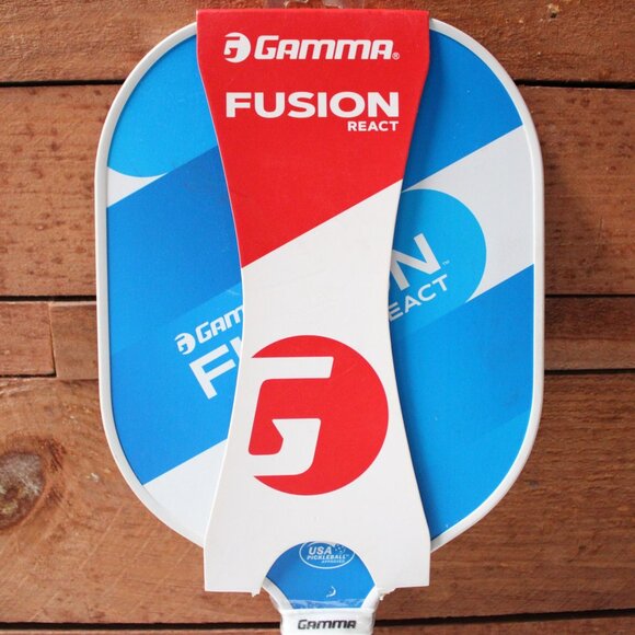 Gamma Fusion React Pickleball Paddle Blue | Lightweight Composite Paddle USA NEW - Picture 2 of 6